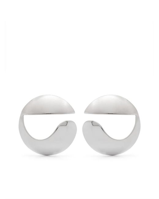 Coperni レディース ホワイト Cロゴ ピアス 【公式通販】