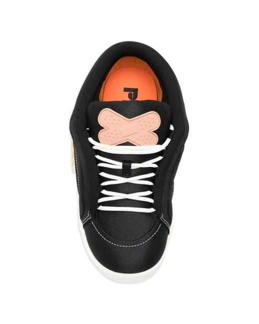 PDF Black Sk8 Topstitched Lace-Up Sneakers for men