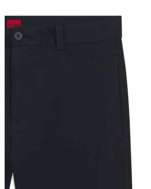 HUGO Blue Tailored Trousers for men