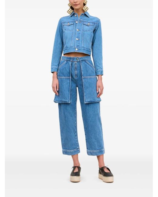 Cult Gaia Blue Jamila Jacket