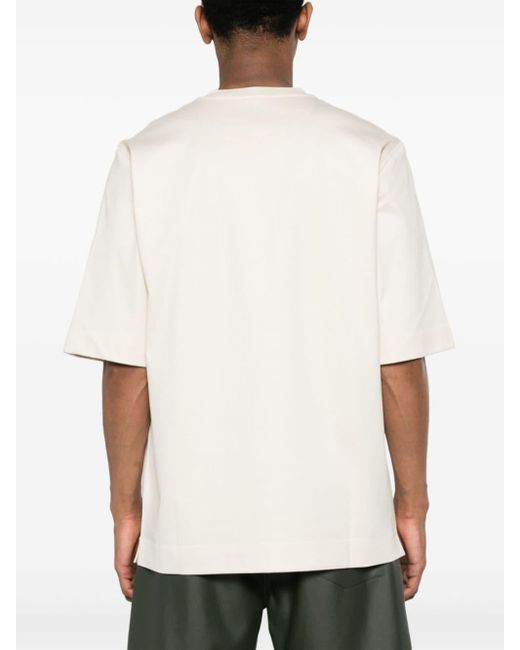 T-shirt con ricamo di Fendi in White da Uomo