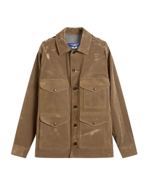 Chaqueta a cuadros Junya Watanabe de hombre de color Brown