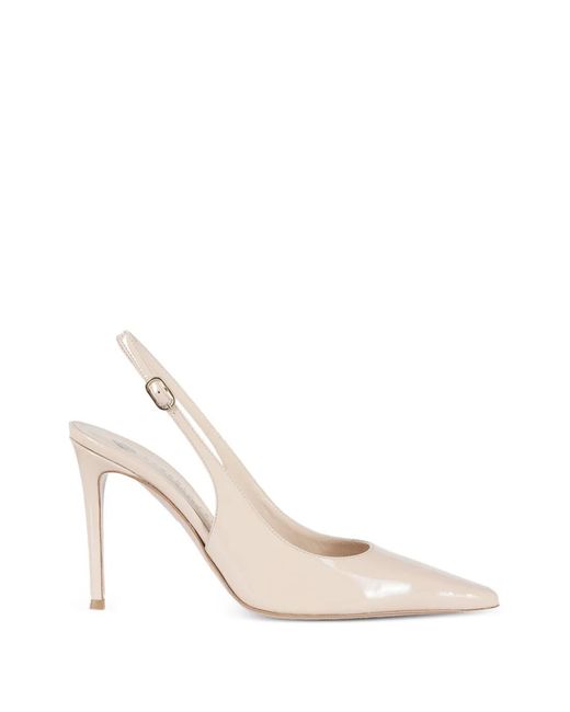 Roberto Festa White Pointed-Toe Pumps