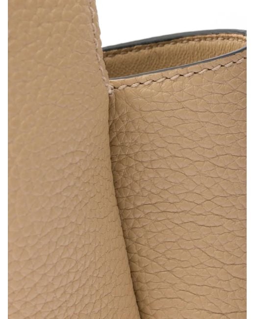 Prada Natural Mini Leather Handbag