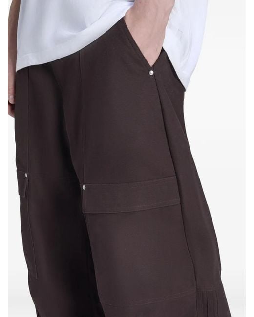Adidas Blue Originals Canvas Cargo Trousers for men
