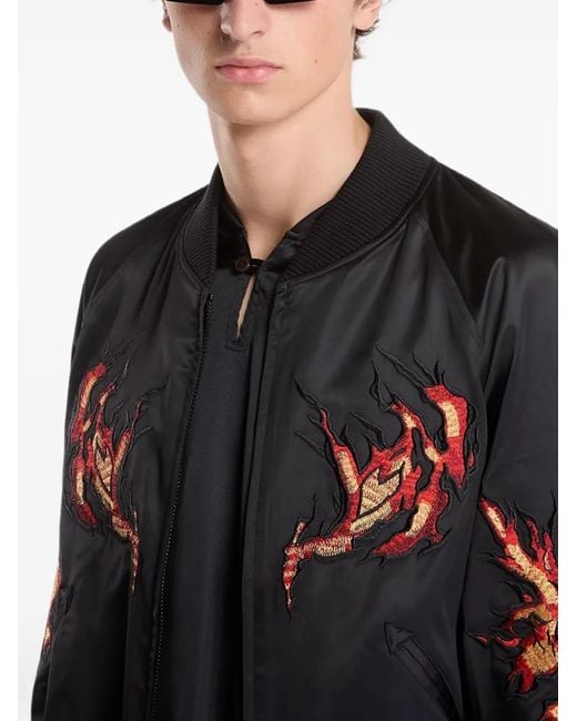 Y-3 Gray Souvenir Graphic-Embroidered Jacket for men