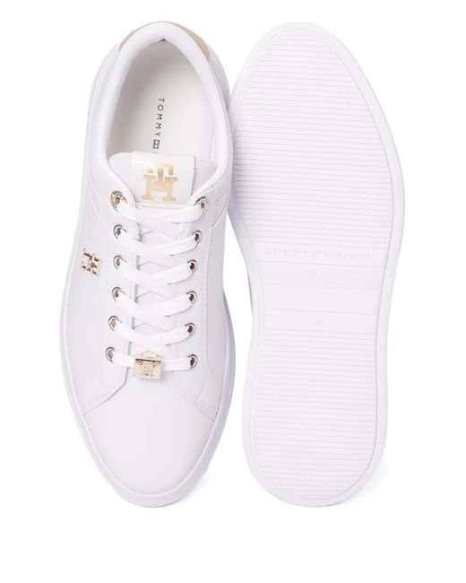 Baskets À Fermetures Scratch Tommy Hilfiger en coloris White