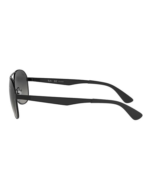 Ray-Ban Gray Pilot-Frame Sunglasses for men