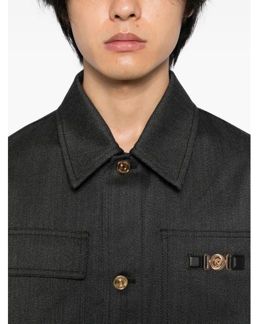 Versace Black Light Jackets for men