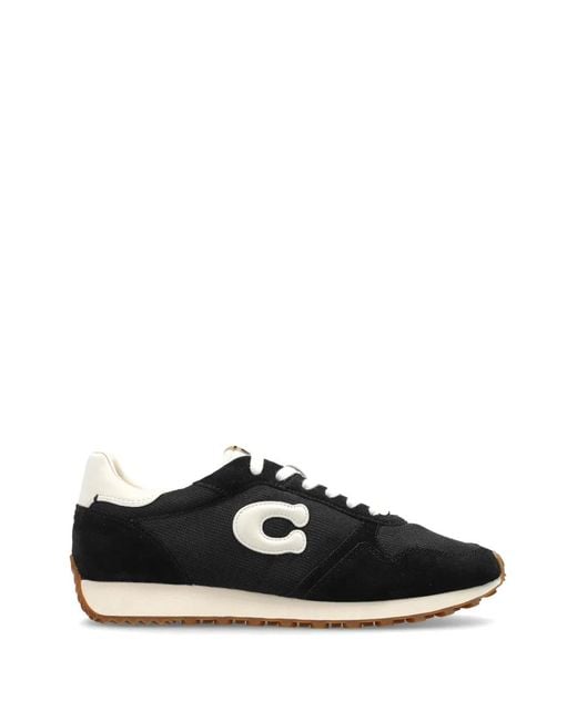 COACH Black Baskets Retro Runner for men