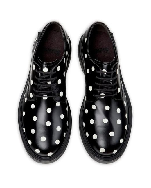 CAMPER Dean26SS 新品未使用 メンズ Camper ポルカドット オックスフォードシューズ ブラック | Lyst