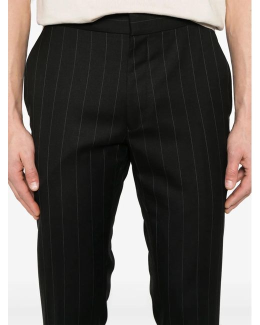 Tom Ford Black Striped Trousers for men