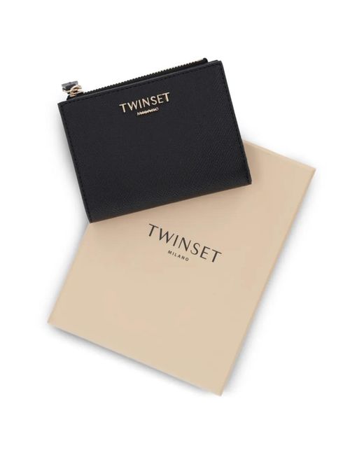 Twinset Black Zip Wallet