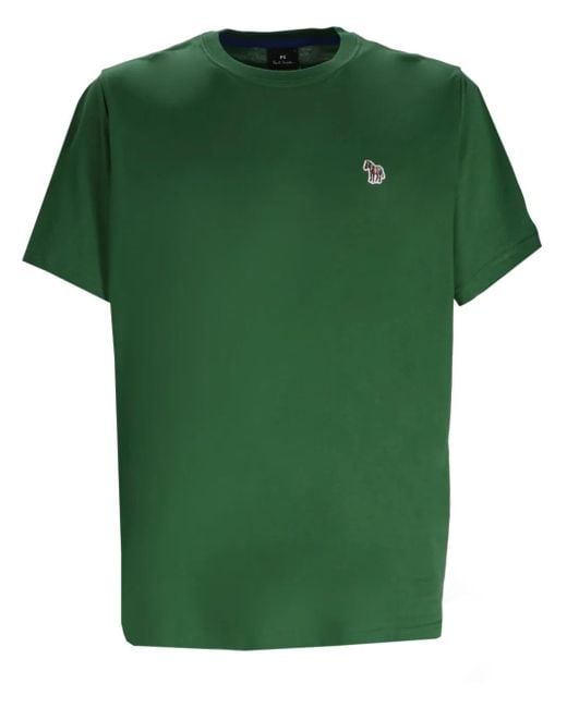 Paul Smith Green Zebra T-Shirt for men