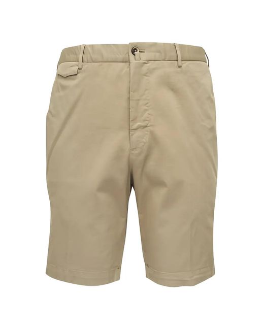 PT Torino Natural Button Shorts for men