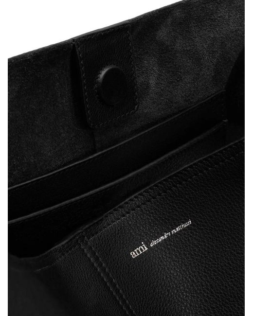 AMI Black Large Etienne Shoulder Bag