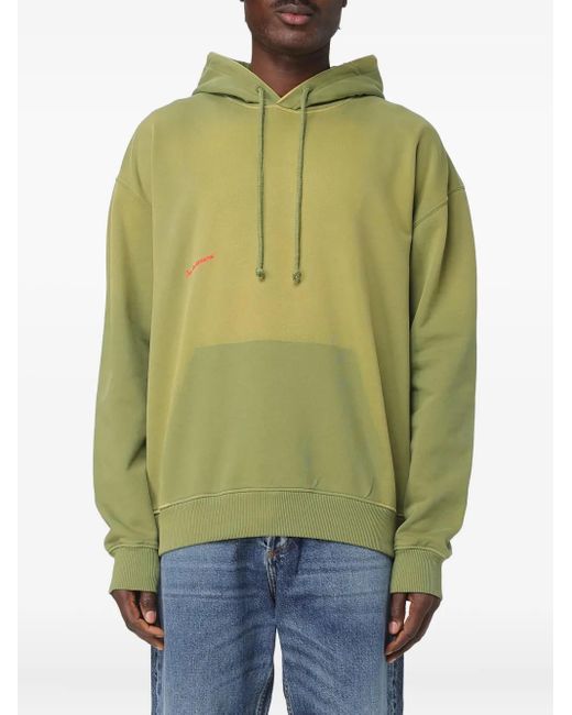 Felpa Con Cappuccio E Logo di J.W. Anderson in Green da Uomo