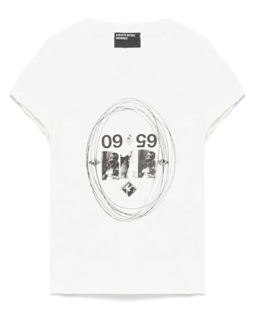 メンズ Enfants Riches Deprimes プリント Tシャツ White