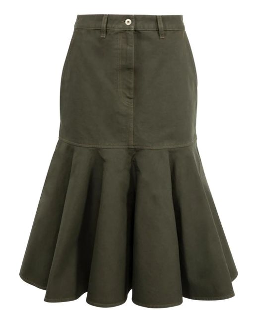 Jupe En Coton Loewe en coloris Green