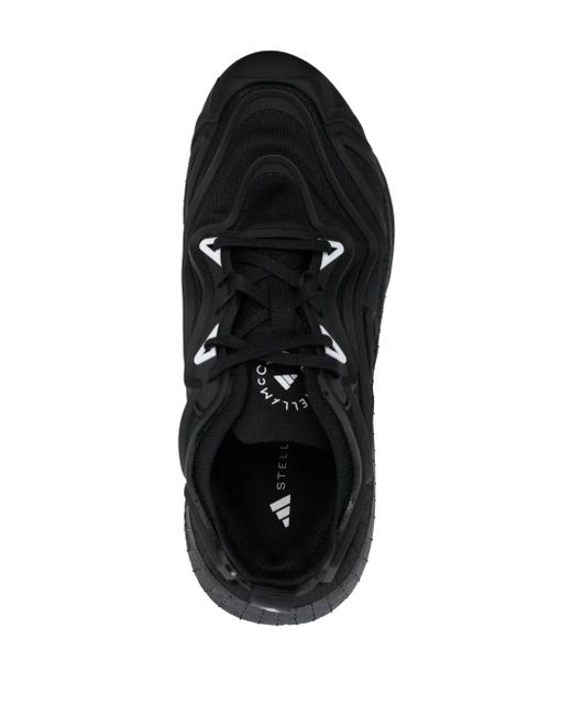 Adidas By Stella McCartney Black Ultraboost "Speed" Panelled Sneakers
