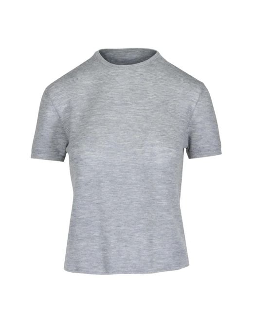 Lisa Yang Gray Ira Short-Sleeve T-Shirt