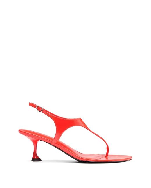 Proenza Schouler Red Tee Sandals