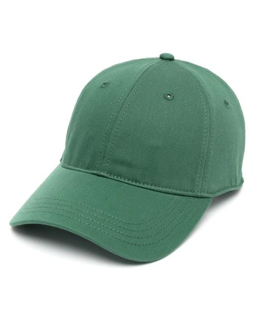 Lacoste Green Solid-Color Baseball Cap