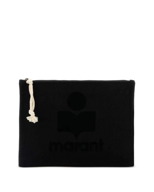 Clutch Con Zip di Isabel Marant in Black