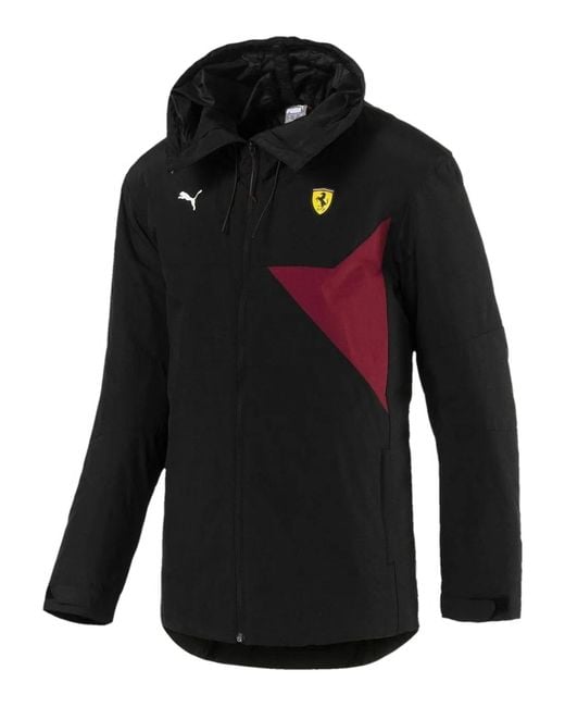 PUMA Black X Scuderia Ferrari Sf Zip-Up Jacket for men