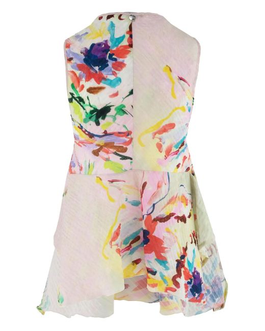 Top Twist di High in White