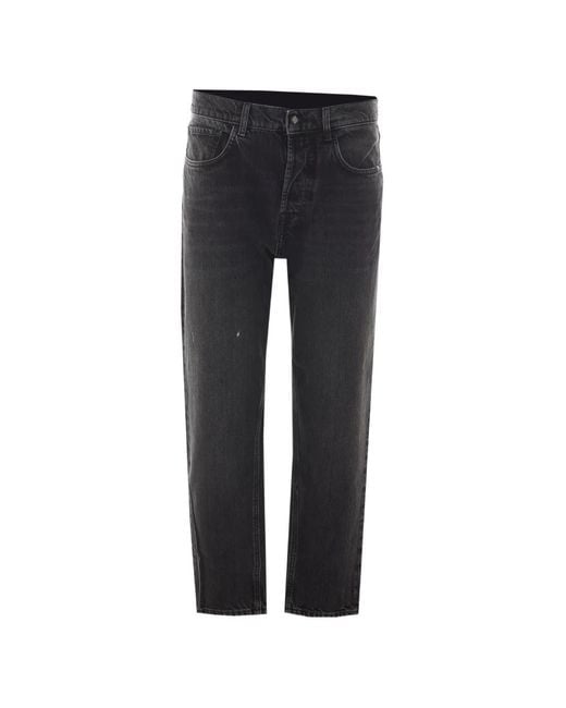 AMISH Black Jeremiah Faded-Effect Jeans for men