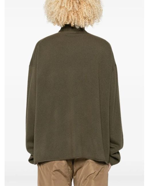 Sofie D'Hoore Green Marchi Turtleneck Cashmere Sweater