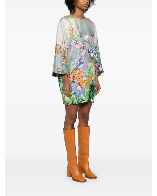 ALÉMAIS Blue Mirage Mini Dress