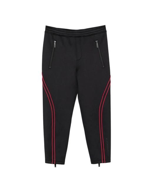 Neil Barrett Black Zip-Pocket Track Pants for men