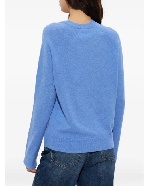 Samsøe & Samsøe Blue Raglan-Sleeve Jumper