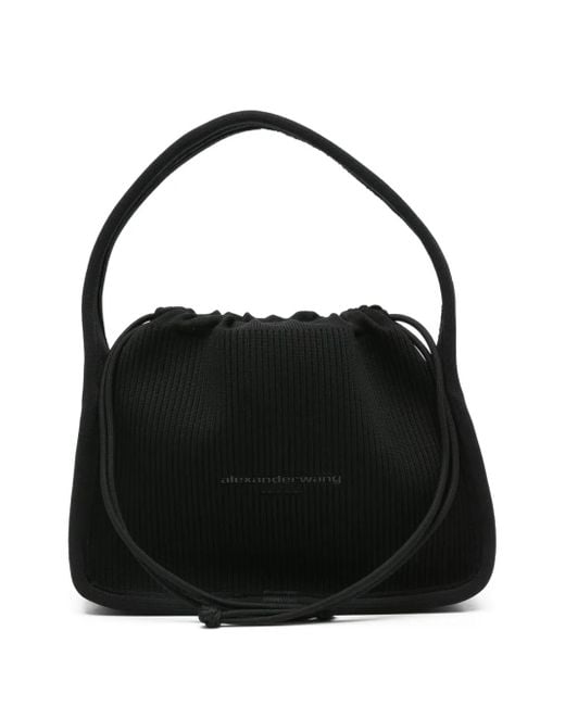 Borsa Tote Ryan Piccola A Coste di Alexander Wang in Black