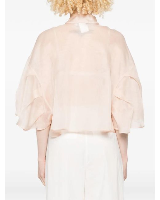 Max Mara Pink Donna Flared Cape