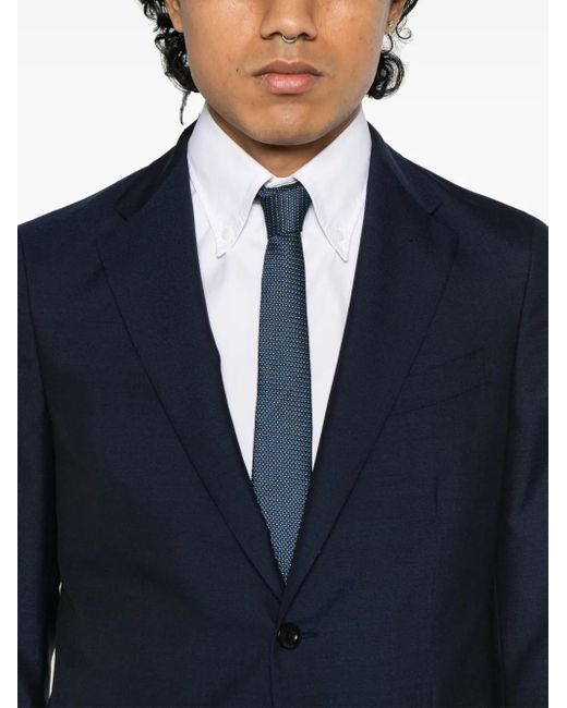 Boglioli Blue Virgin-Wool Suit for men