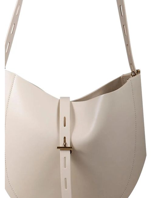 MINOBOSSI White Lizzie Shoulder Bag