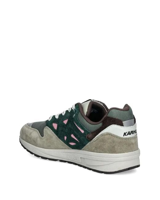 Karhu Green Panelled-Design Sneakers for men