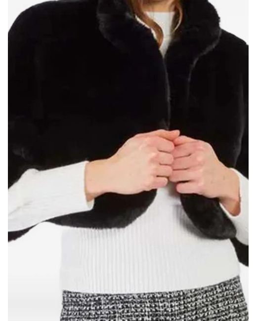 Rene' Derhy Black Crooped Jacket
