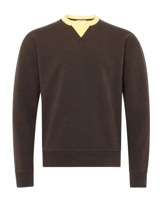 J.W. Anderson Brown Contrast-Trim Sweatshirt for men