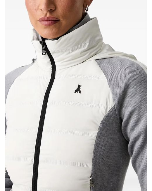 Patrizia Pepe White Quilted Panelled Jacket