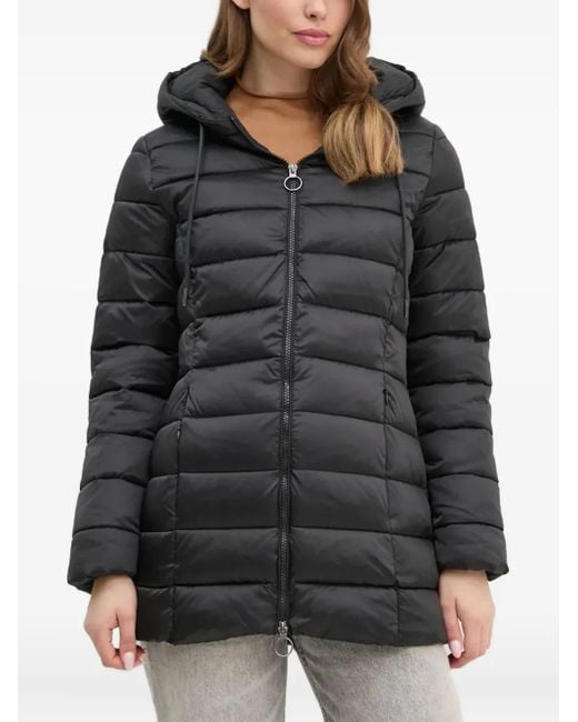 Sisley Black Hooded Zip Jacket