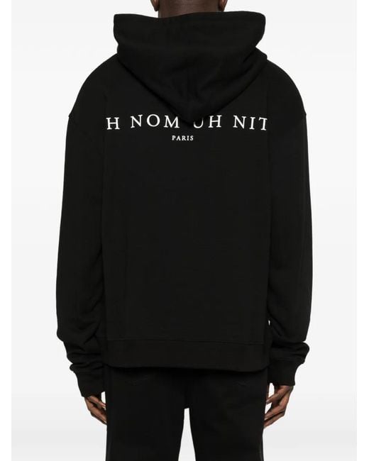 Ih Nom Uh Nit Black Mask On Front Hoodie for men