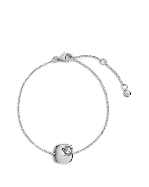 Monica Vinader Metallic Square-Pendant Bracelet