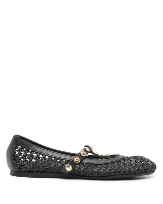 Ancient Greek Sandals Black Aerati Ballet Flats