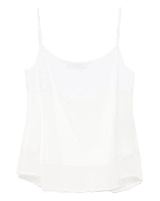 Undercover White Sleeveless Tank Top