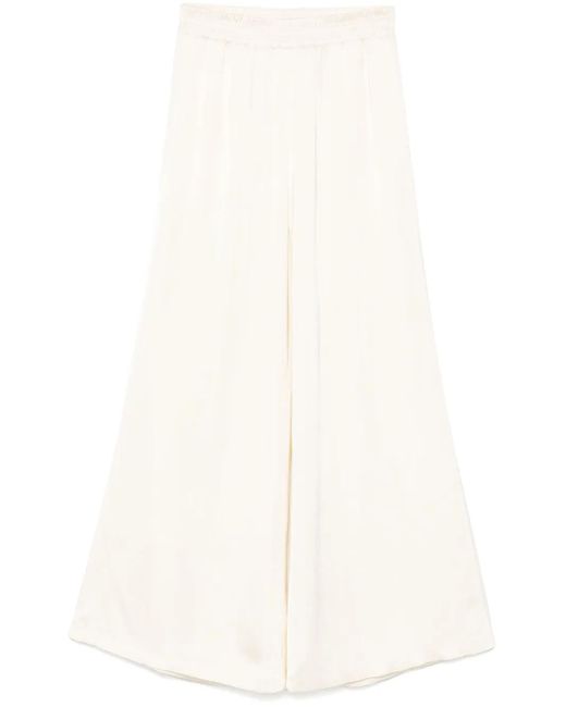 Fabiana Filippi Amelia サテンパンツ White