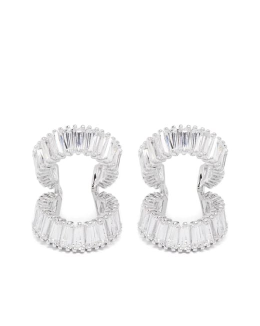Swarovski White X Ariana Grande Ear Cuffs Mit Kristallen